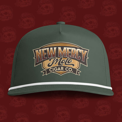 New Mercy Moto Cigar Co. Rope-Trim Snapback Hat
