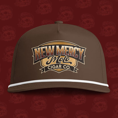 New Mercy Moto Cigar Co. Rope-Trim Snapback Hat