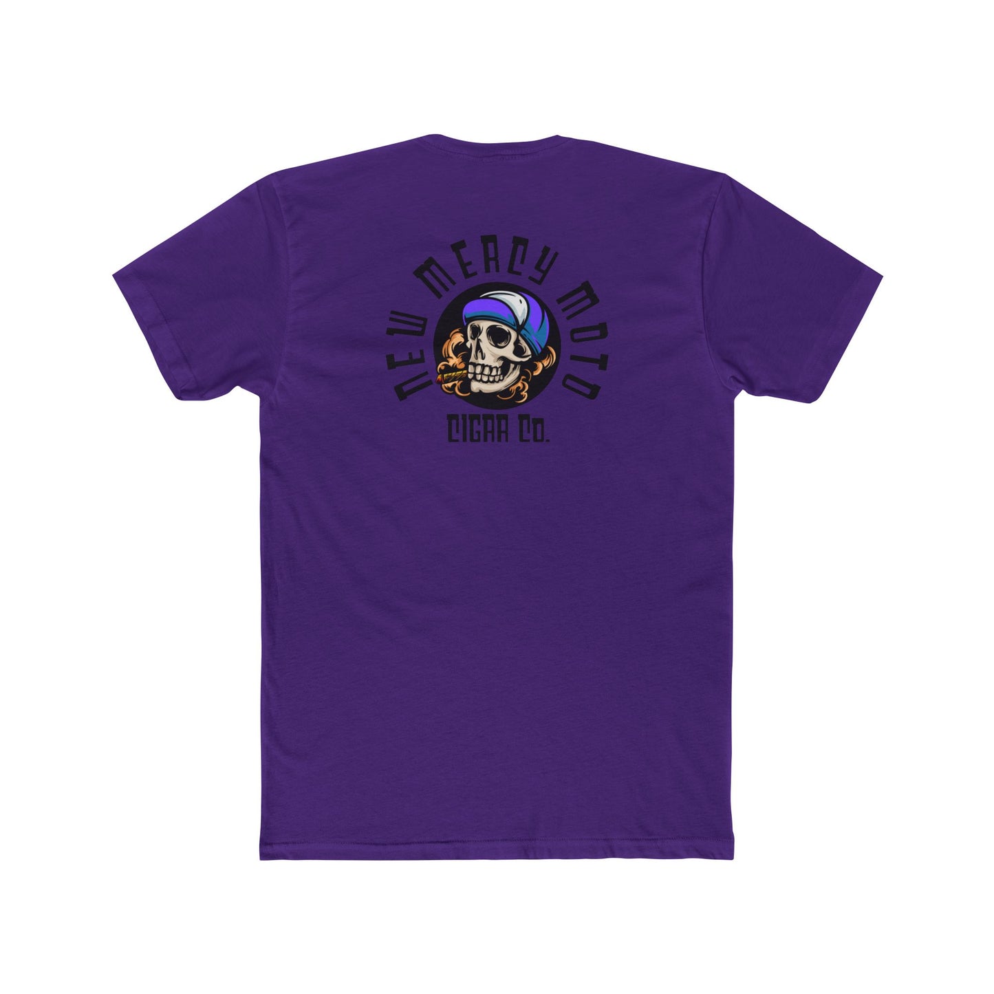 Crew Tee - New Mercy Moto Cigars - Heritage & Tradition Blend - Unisex Cotton Shirt