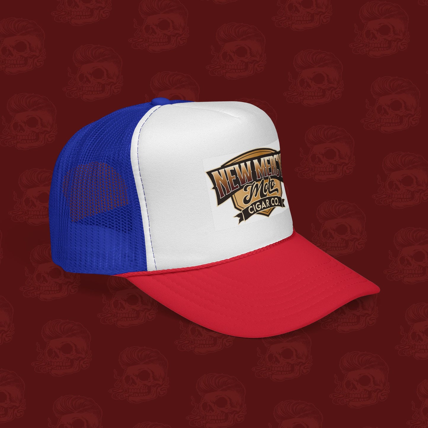 New Mercy Moto Trucker Hat