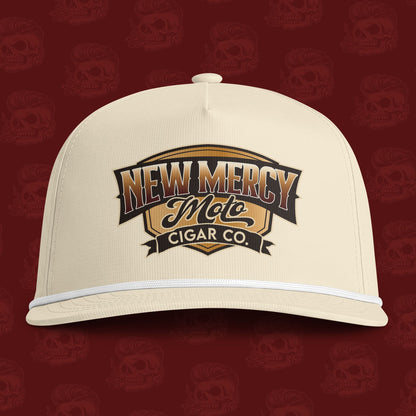 New Mercy Moto Cigar Co. Rope-Trim Snapback Hat