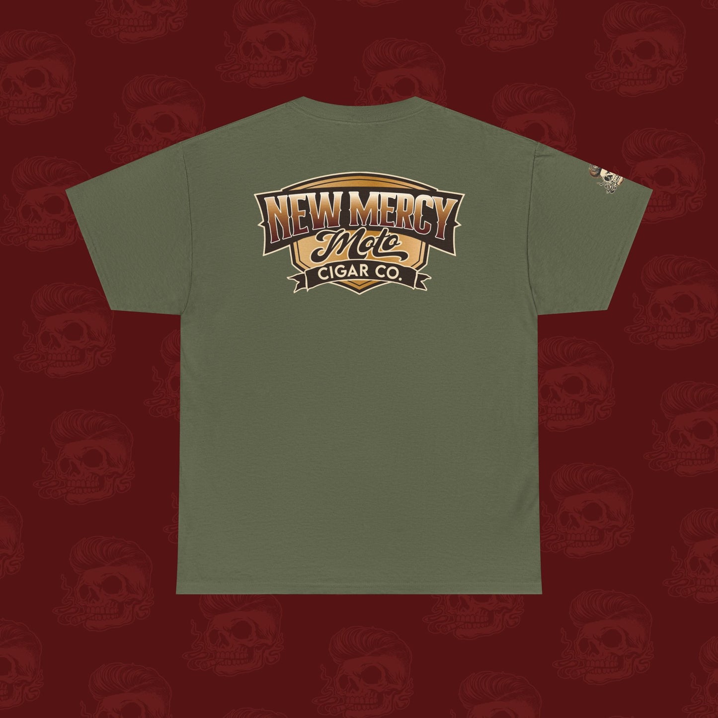 New Mercy Moto Cigar Co. Logo Tee