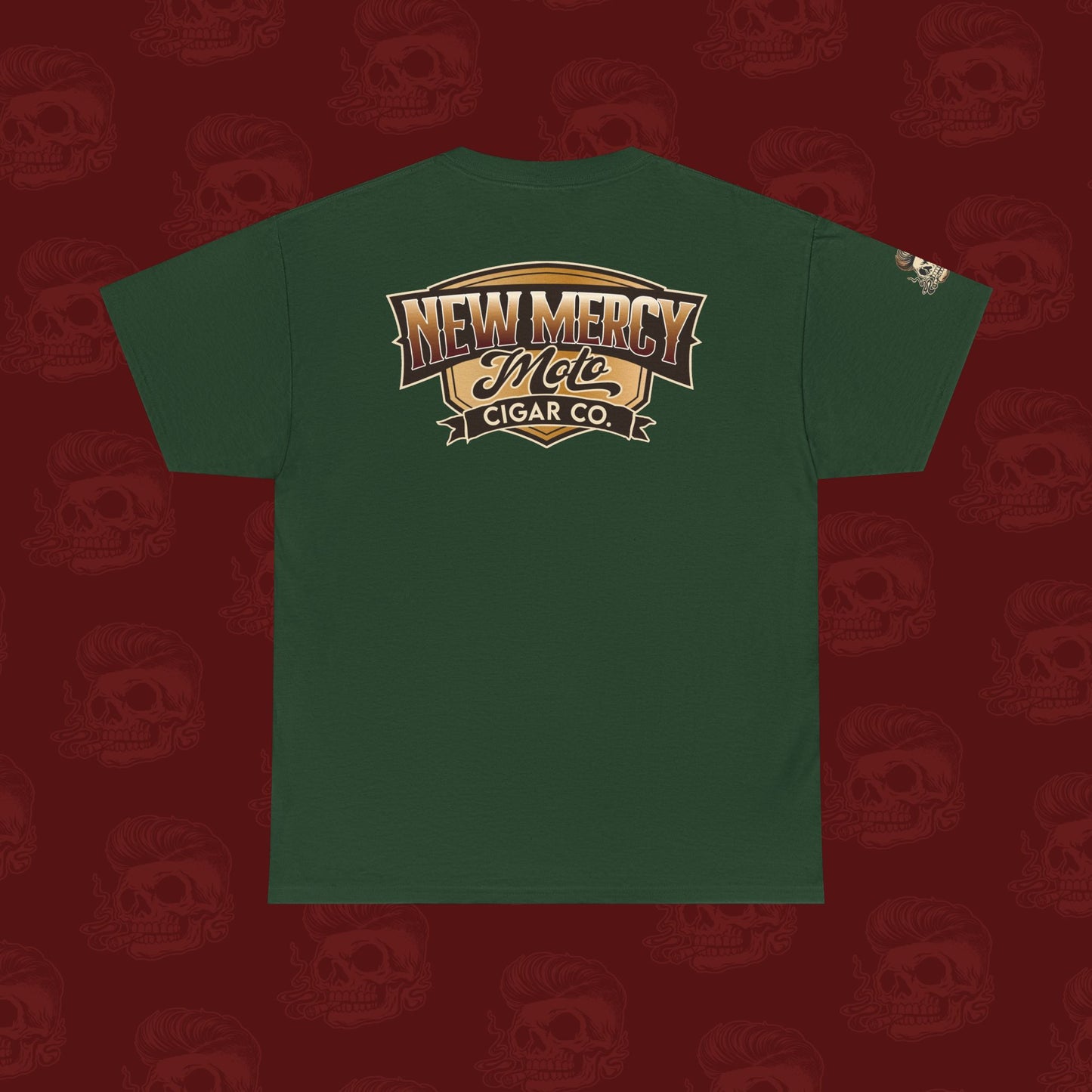 New Mercy Moto Cigar Co. Logo Tee