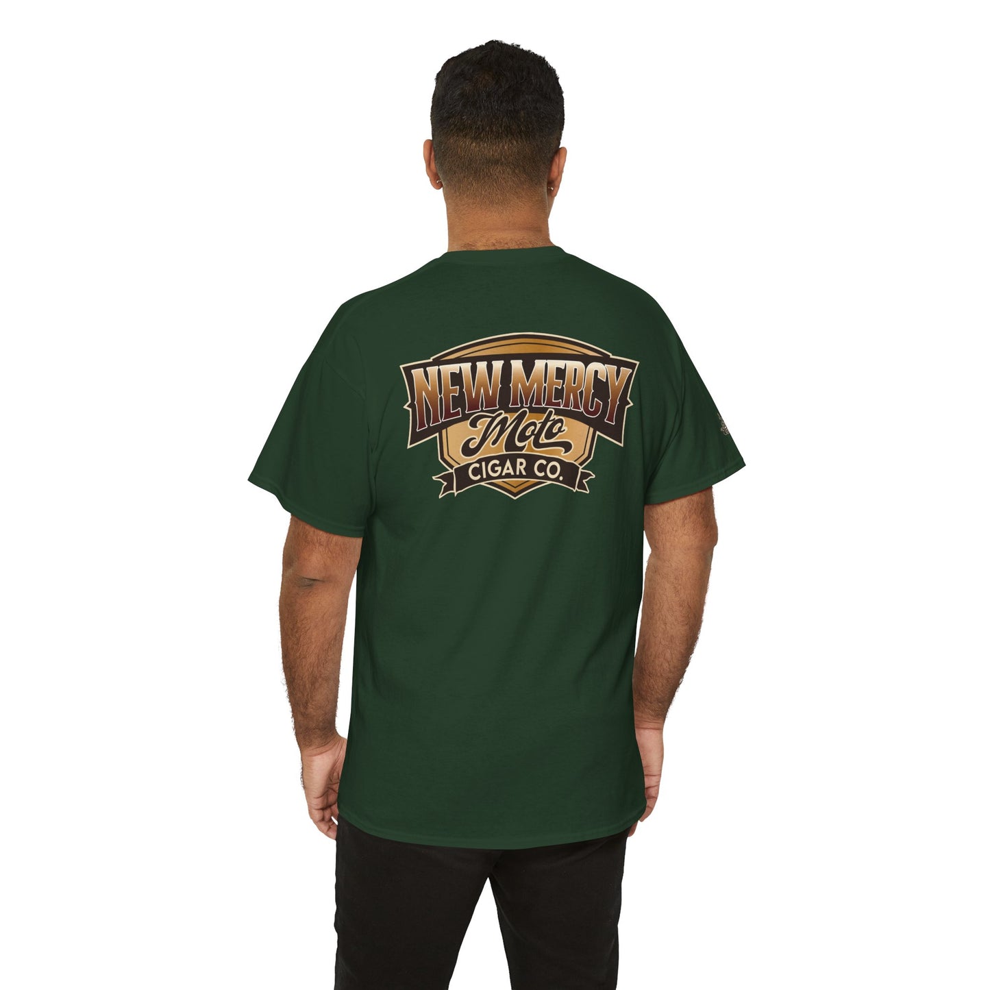 New Mercy Moto Cigar Co. Logo Tee