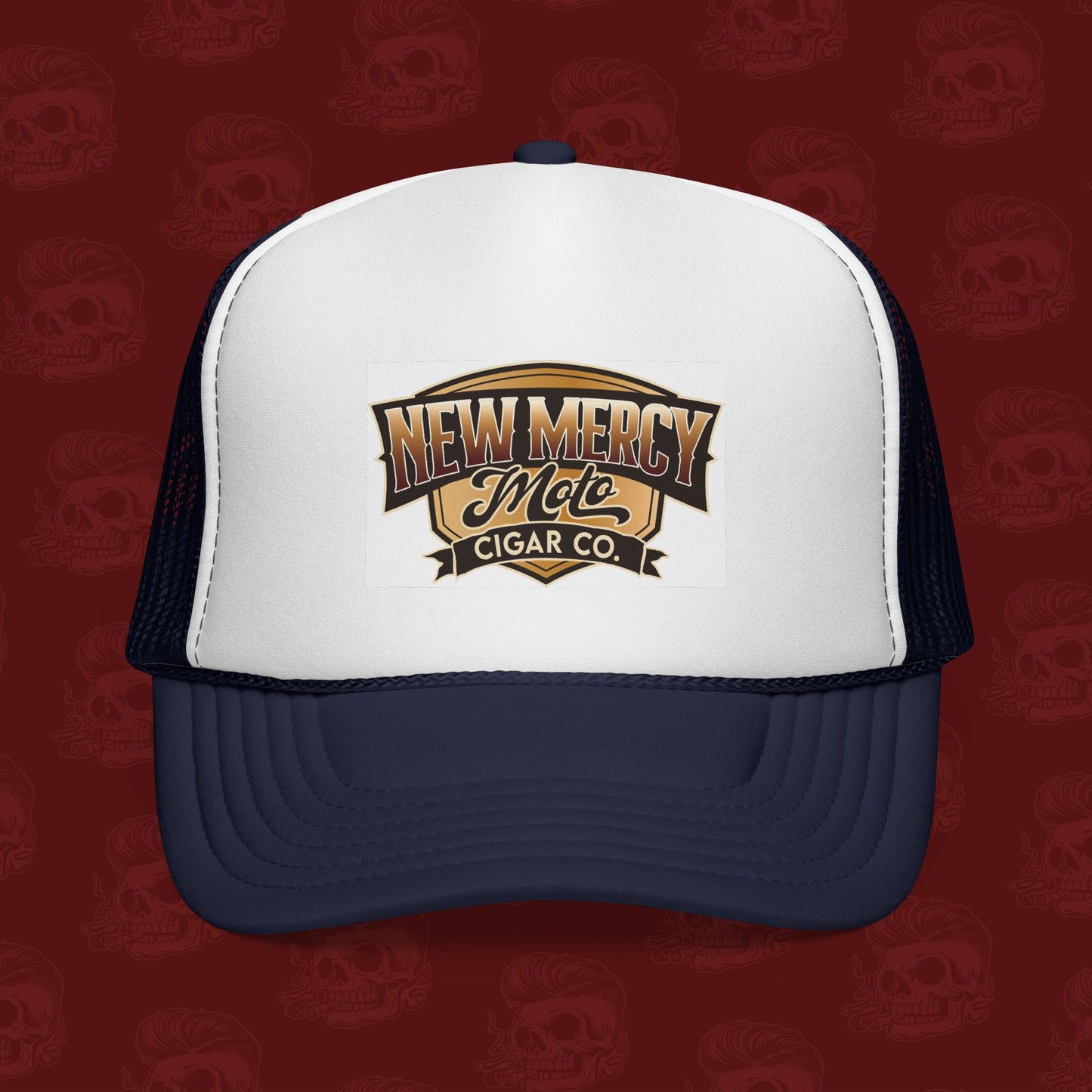 New Mercy Moto Trucker Hat