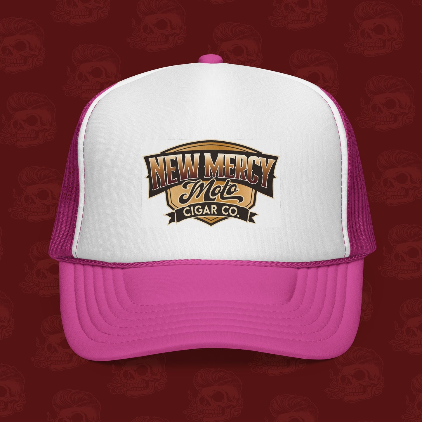 New Mercy Moto Trucker Hat