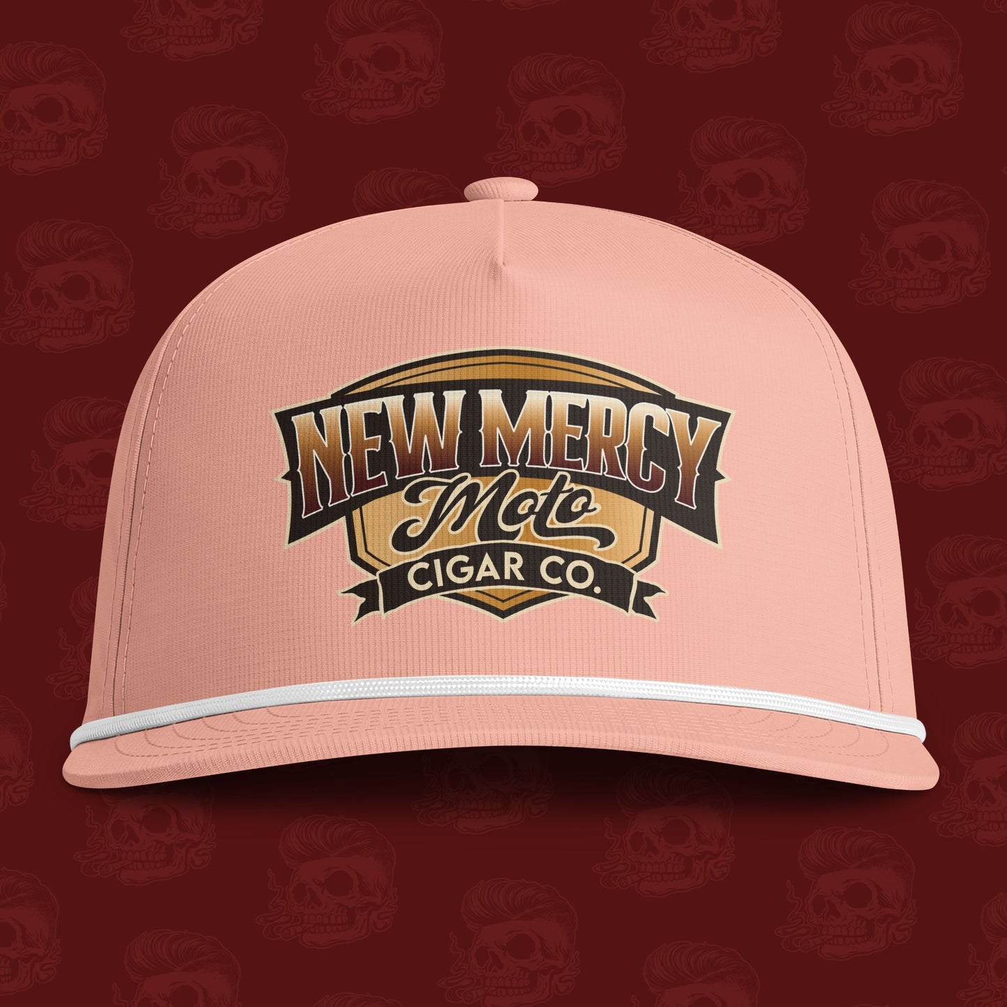New Mercy Moto Cigar Co. Rope-Trim Snapback Hat