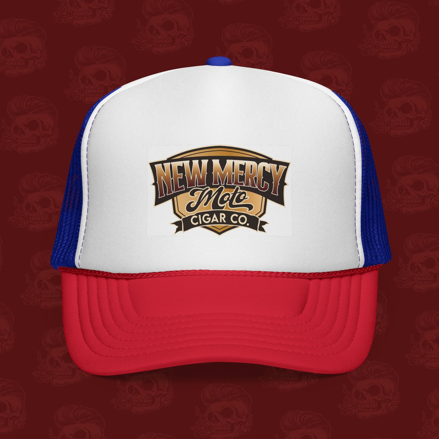 New Mercy Moto Trucker Hat