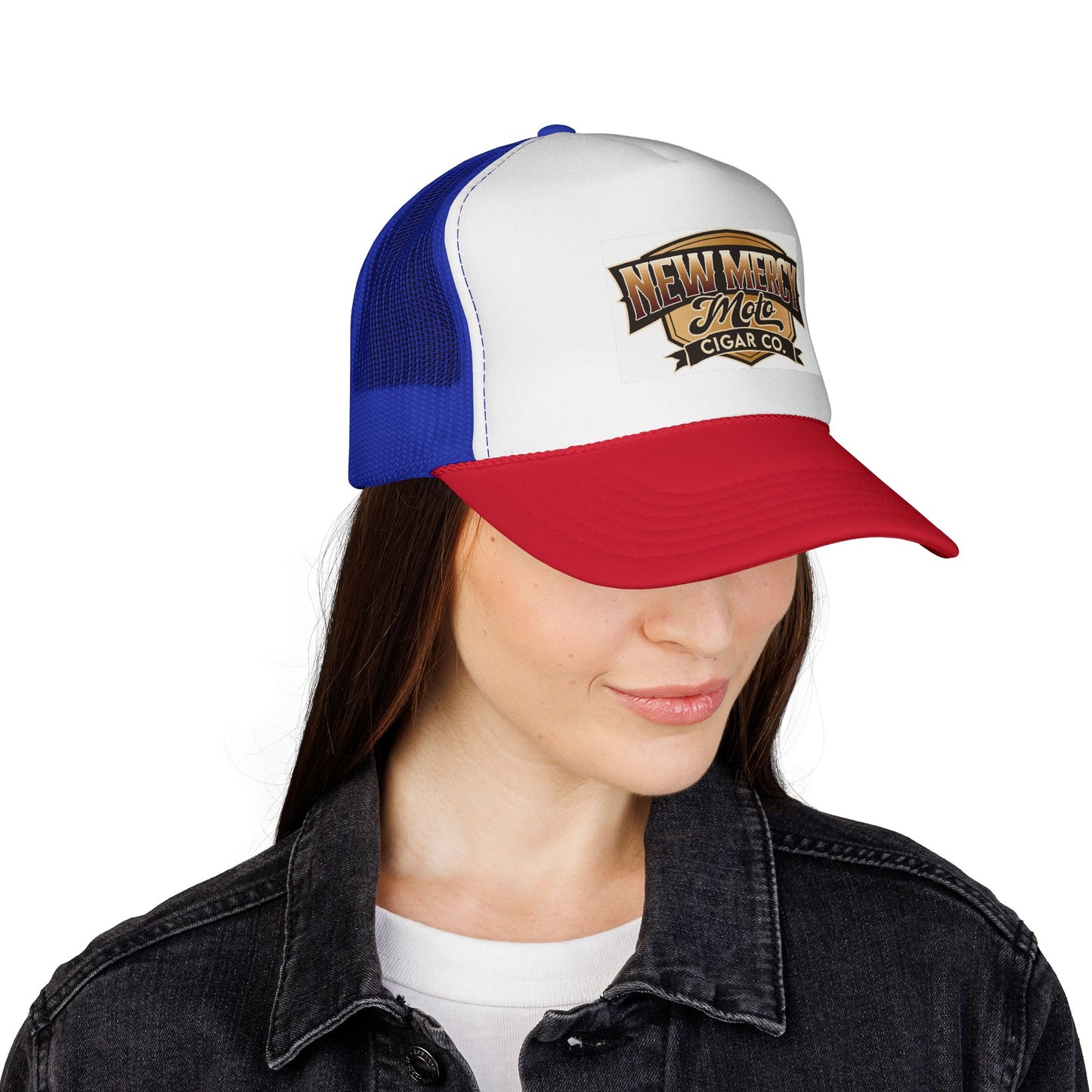 New Mercy Moto Trucker Hat