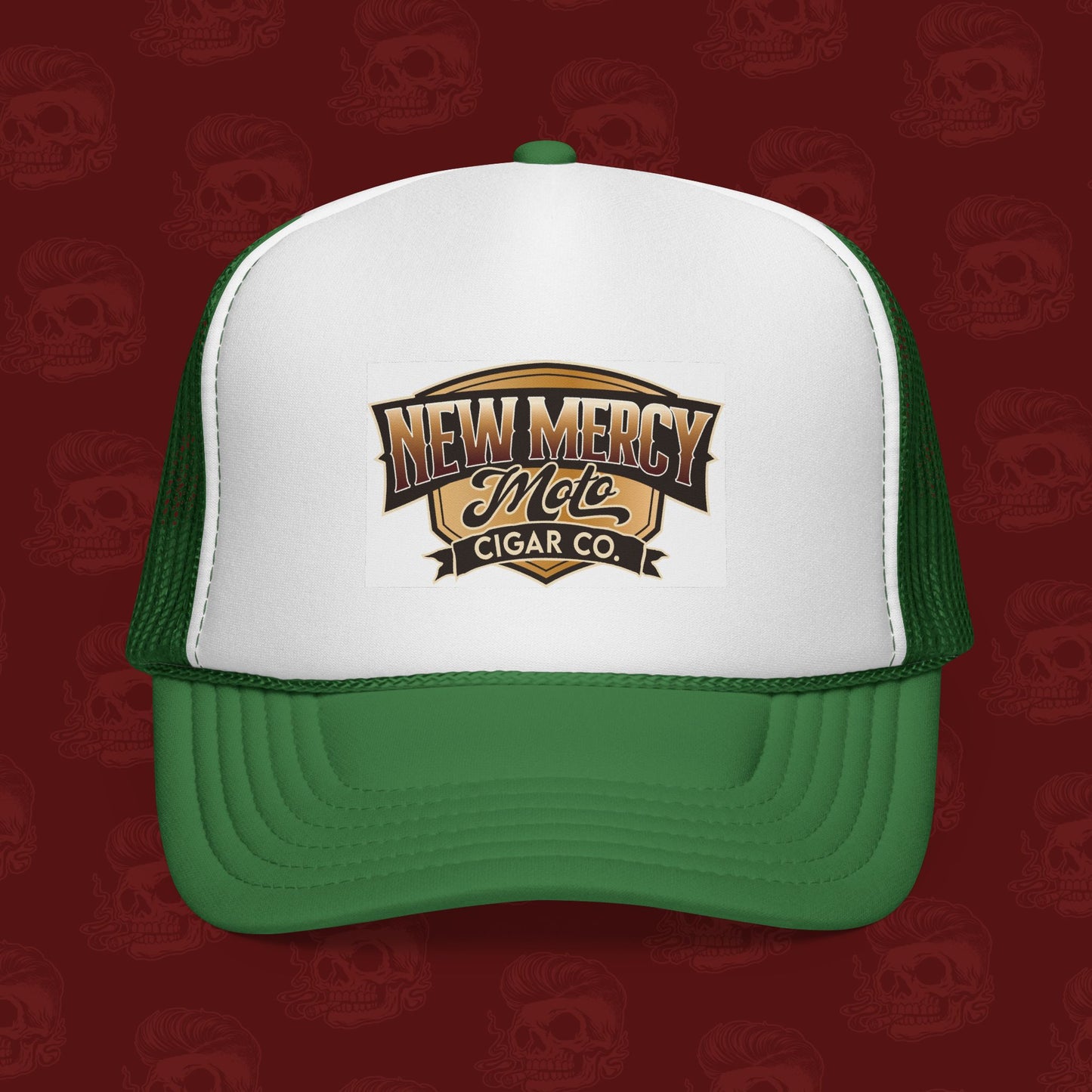 New Mercy Moto Trucker Hat