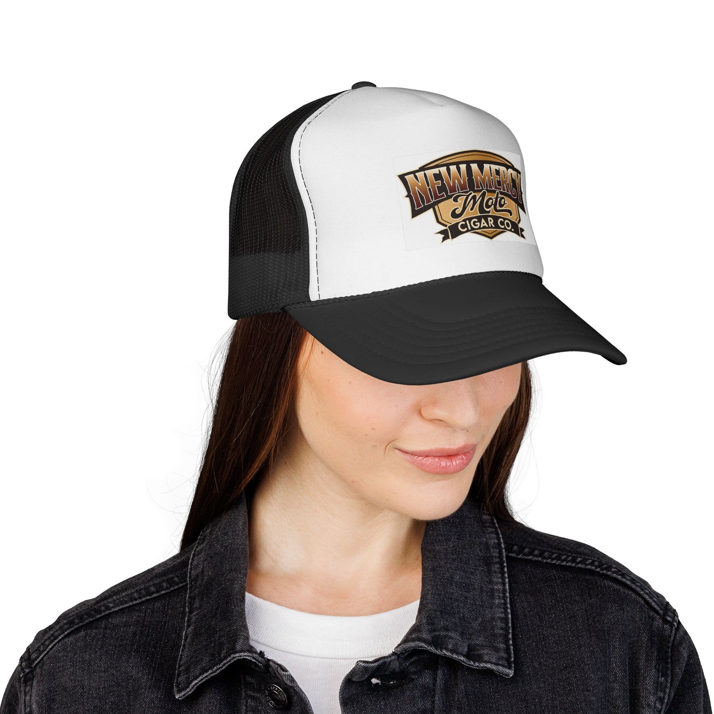 New Mercy Moto Trucker Hat