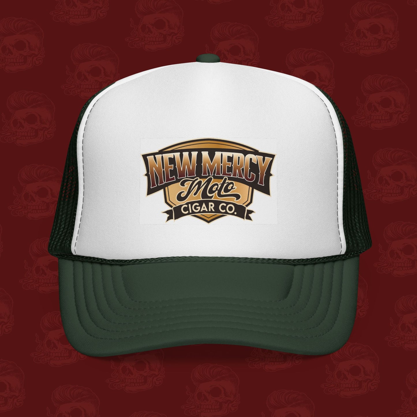 New Mercy Moto Trucker Hat