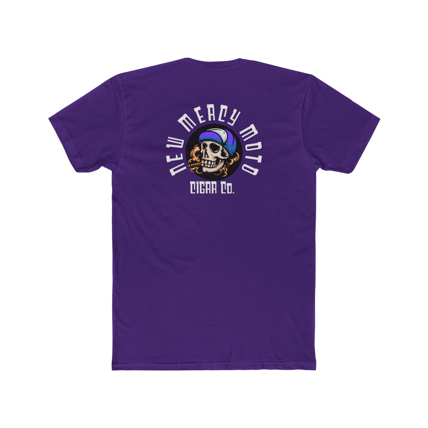 Crew Tee - New Mercy Moto Cigars - Heritage & Tradition Blend - Unisex Cotton Shirt