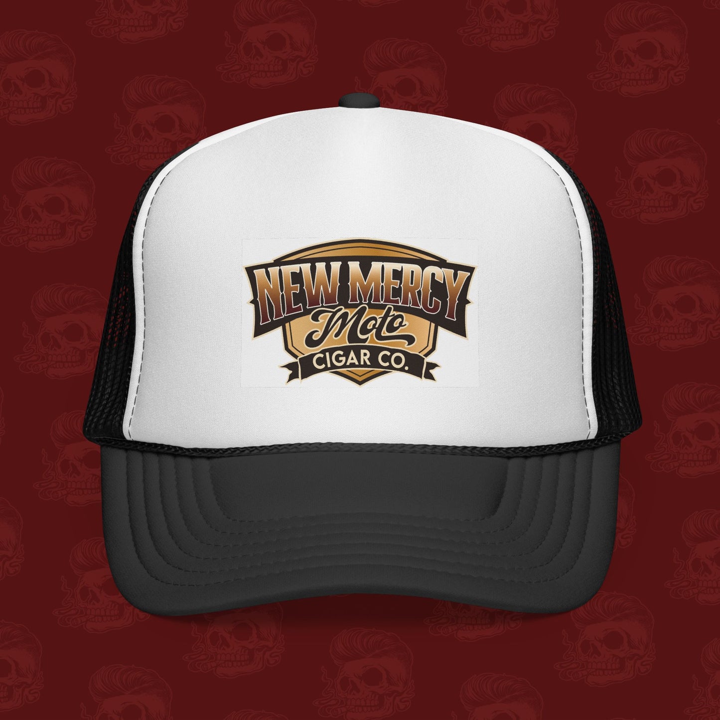 New Mercy Moto Trucker Hat
