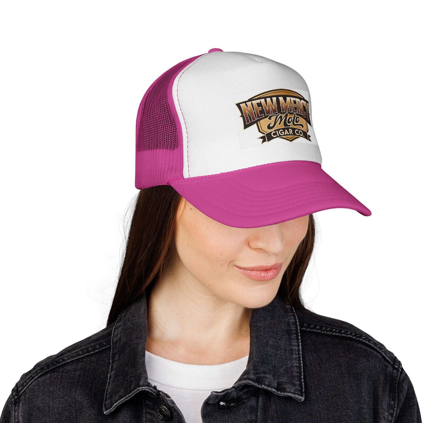 New Mercy Moto Trucker Hat