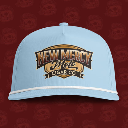 New Mercy Moto Cigar Co. Rope-Trim Snapback Hat