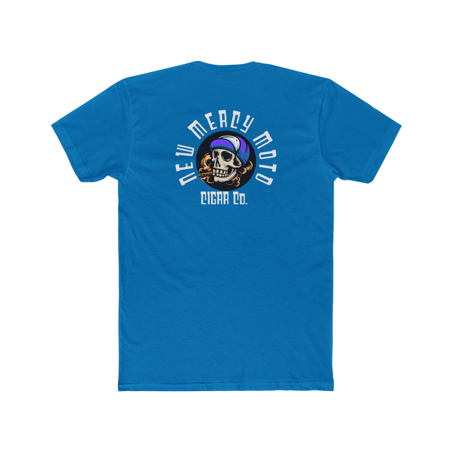 Crew Tee - New Mercy Moto Cigars - Heritage & Tradition Blend - Unisex Cotton Shirt