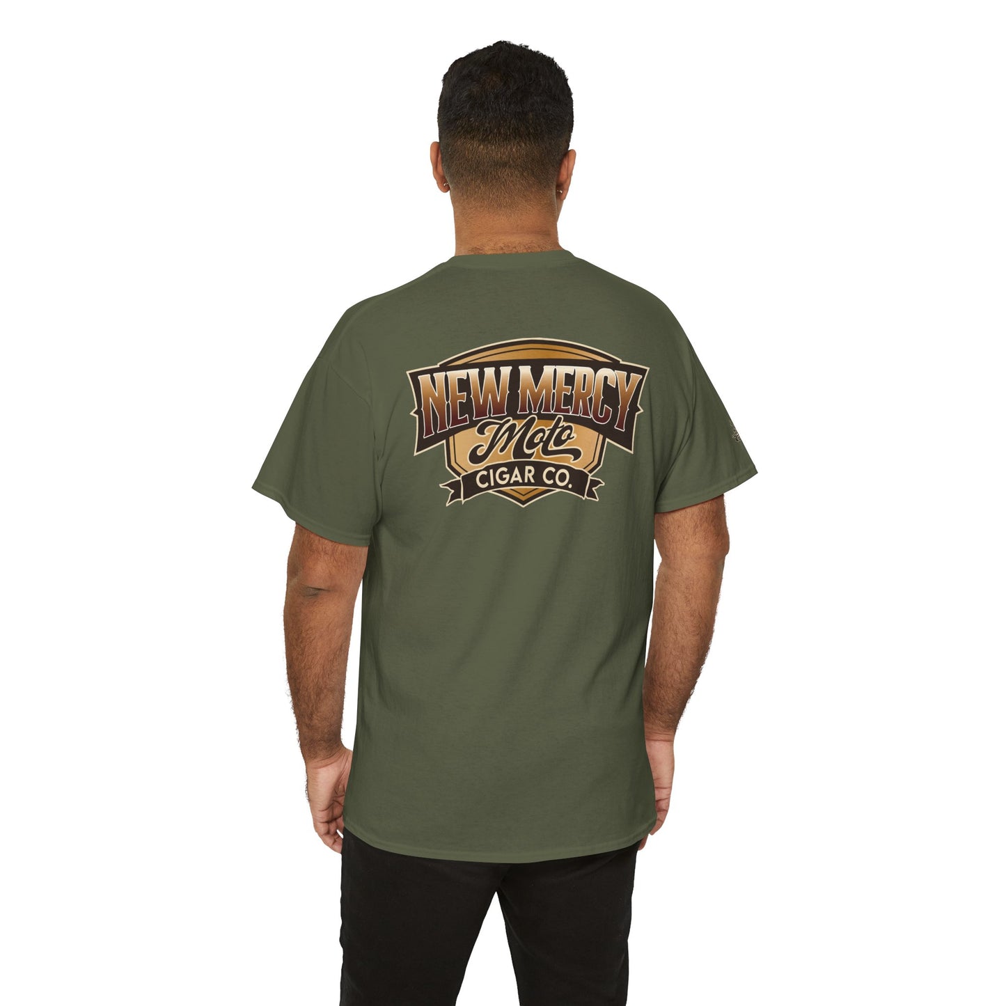 New Mercy Moto Cigar Co. Logo Tee
