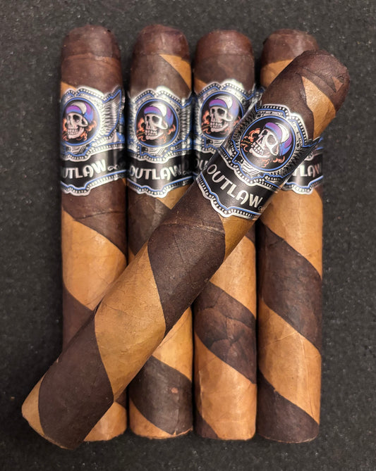 Dual Wrapper/Barber Pole Robusto-Premium Cigar 5 Pack